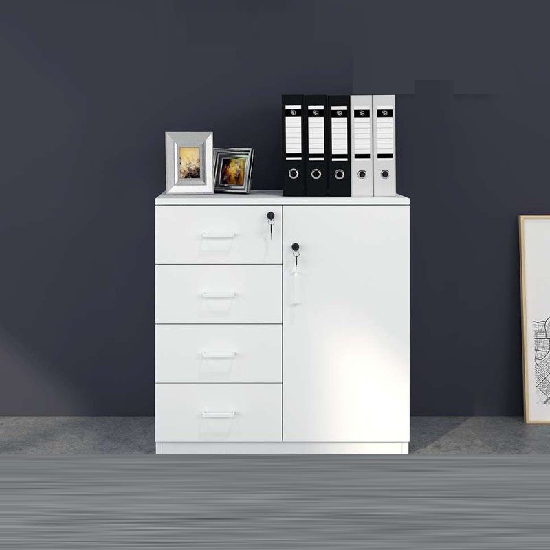 Archivos de estilo nórdico Llave de llave de llave de madera sólida Oficina de archivos verticales de archivos verticales