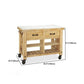 Modern Style Rolling Kitchen Cart Wood Rectangular Kitchen Island Cart with Towel Rack Clearhalo 'furn' 'furn_kitchen_islands_carts' 'Furniture' 'Kitchen & Dining Furniture' 'Kitchen Islands & Carts' 'kitchen_islands_carts' 1200x1200_4c458cb4-8df1-44d5-8bd0-8396364c4ae1