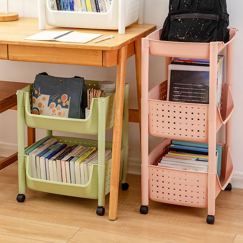 14" Wide Bookshelf Contemporary Style Bookcase with Casters for Home Office Clearhalo 'Bookcases' 'furn' 'furn_bookcases' 'Furniture' 'furniture_bookcases' 'kitchen' 'kitchen_bookcases' 'Living Room Furniture' 'Office Furniture' 1200x1200_4c463a65-2d5d-439e-be42-7e3b2fa289cf