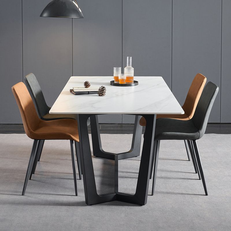 Ensemble de table rectangle de style contemporain 1/2/5/6/7 pièces de restauration Pièces pour usage domestique