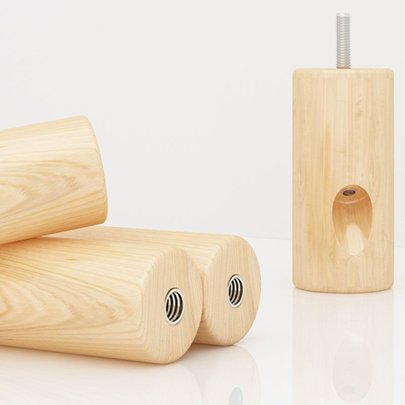 Árbol del salón contemporáneo con soporte de pasillo de ganchos en la rejilla de madera diseñada