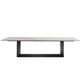 Metal Traditional Luxury Rectangle Indoor Table Sintered Stone Top Table for Home Clearhalo ' dining_table' 'Dining Tables & Seating' 'Dining Tables' 'furn' 'furn_dining_table' 'Furniture' 'furniture_dining_table' 'Kitchen & Dining Furniture' 'kitchen&dining_furn' 'kitchen' 'kitchen_dining_table' 1200x1200_4c4b747c-03cd-4aef-a3a7-8e9f9b792a1b