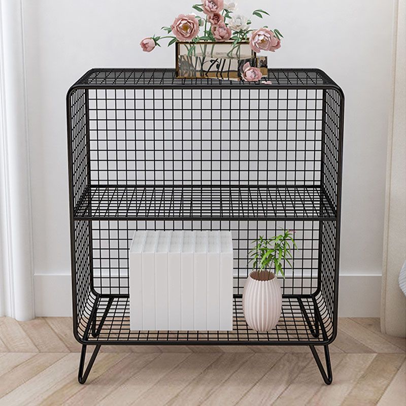 Modern Metal Bedside Cabinet Open Storage Nightstand with Shelves Clearhalo 'Bedroom Furniture' 'furn' 'furn_night_stand' 'Furniture' 'night_stand' 'Nightstands' 1200x1200_4c4d06dc-bcc8-4ec2-8715-b7eabf88fc89