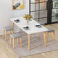 Industrial Wood Rectangle Dining Table Kitchen Standard Dining Table with 4 Legs Clearhalo ' dining_table' 'Dining Tables & Seating' 'Dining Tables' 'furn' 'furn_dining_table' 'Furniture' 'furniture_dining_table' 'Kitchen & Dining Furniture' 'kitchen&dining_furn' 'kitchen' 'kitchen_dining_table' 1200x1200_4c51a5fc-0467-4994-a426-c867f5f160fd