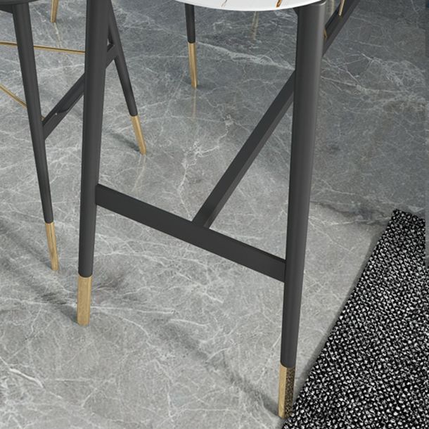 Stone Top Bar Table Traditional Luxury Bar Table with Trestle Base Clearhalo 'Bar Furniture' 'Bar Tables' 'bar_tables' 'furn' 'furn_bar_tables' 'Furniture' 'furniture_bar_tables' 'Kitchen & Dining Furniture' 1200x1200_4c51b87d-5b5d-4312-8f48-69a82bd7fb5b