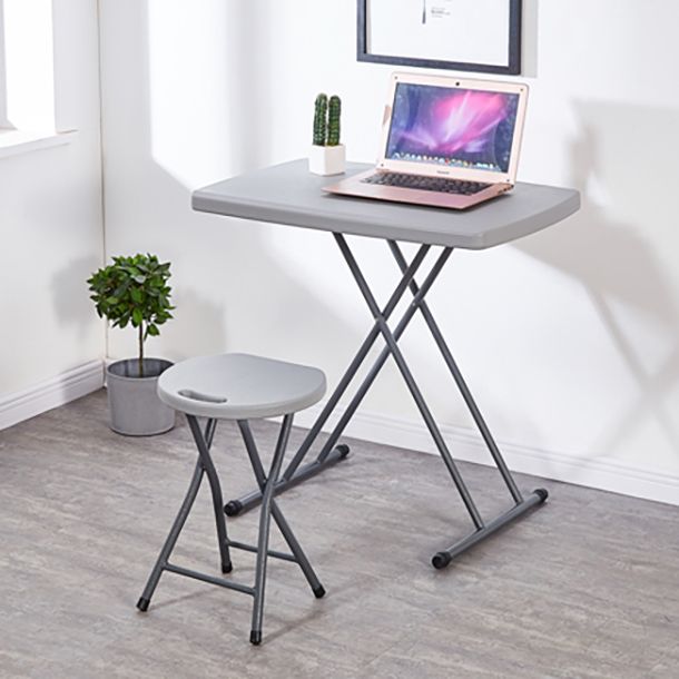 Scrivania del dormitorio in stile moderno camera da letto per camera da letto di plastica, 29,9 "l x 19.6" w