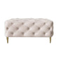 Glam Tufted Bedroom Bench, Foam Filled Bench with Metal Legs Clearhalo 'Benches' 'Chairs & Seating' 'furn' 'furn_benches' 'Furniture' 'Living Room Furniture' 1200x1200_4c55bcb4-a649-47ca-ab56-77e10c7df02c
