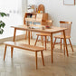 Modern Solid Wood Kitchen Dining Table Standard Rectangle Shape Dining Table with 4 Legs Base Clearhalo ' dining_table' 'Dining Tables & Seating' 'Dining Tables' 'furn' 'furn_dining_table' 'Furniture' 'furniture_dining_table' 'Kitchen & Dining Furniture' 'kitchen&dining_furn' 'kitchen' 'kitchen_dining_table' 1200x1200_4c571181-6281-4014-9e99-03be92387d6d