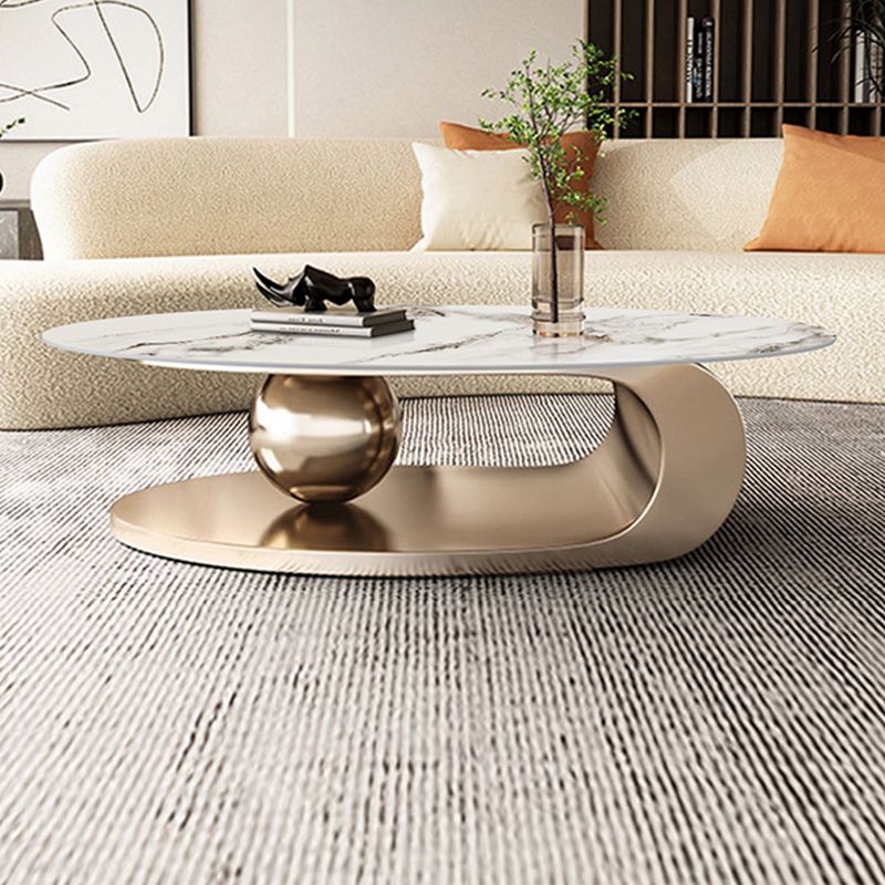 16.1" H Irregular Metal Base Round Slate Coffee Table For Living Room Clearhalo 'Coffee & Accent Tables' 'Coffee Tables' 'coffee_tables' 'furn' 'furn_coffee_tables' 'Furniture' 'furniture_coffee_tables' 'Living Room Furniture' 1200x1200_4c578369-2d44-4a22-992f-4edc4c6a32ce