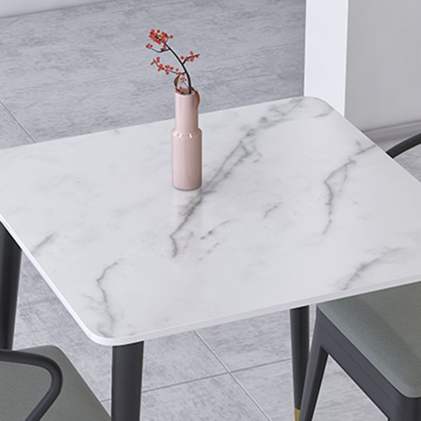 Industrial Style Dining Table Marble 4 Legs Dining Site Table for Home Clearhalo ' dining_table' 'Dining Tables & Seating' 'Dining Tables' 'furn' 'furn_dining_table' 'Furniture' 'furniture_dining_table' 'Kitchen & Dining Furniture' 'kitchen&dining_furn' 'kitchen' 'kitchen_dining_table' 1200x1200_4c59605b-d84d-4f73-b08d-7cde31e4d6b0