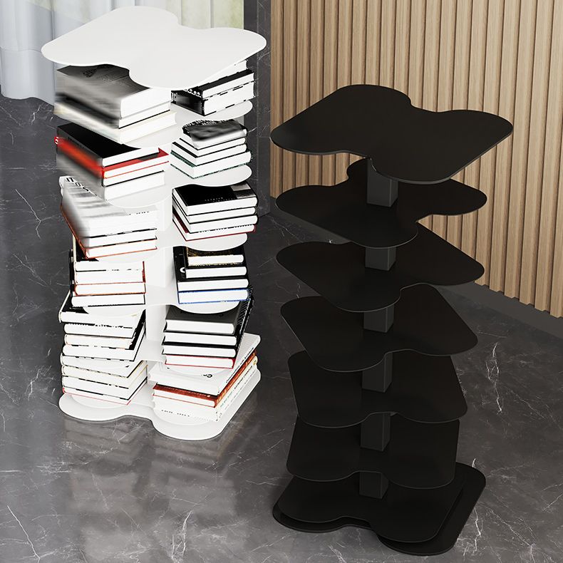 Modern Style Steel Bookshelf Vertical Etagere Shelf Bookcase for Home Clearhalo 'Bookcases' 'furn' 'furn_bookcases' 'Furniture' 'furniture_bookcases' 'kitchen' 'kitchen_bookcases' 'Living Room Furniture' 'Office Furniture' 1200x1200_4c5bfb6e-aa28-466f-88c6-5eac1495542d