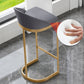 Contemporary Style Counter Stool Bar-height Bar Stool with Metal Base Clearhalo 'Bar Furniture' 'Bar Stools' 'bar_stools' 'furn' 'furn_bar_stools' 'Furniture' 'Kitchen & Dining Furniture' 1200x1200_4c5d777f-e701-441e-bbca-cef15392f134