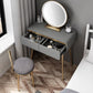 31,5 "Hoogte Wit/ grijze houten top make-up ijdelheid met lade voor slaapkamer