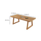 Simplicity Style Dinette Table Rectangle Solid Wood Dinner Table in Brown Clearhalo 'Dining Tables & Seating' 'Dining Tables' 'dining_table' 'furn' 'furn_dining_table' 'Furniture' 'Kitchen & Dining Furniture' 1200x1200_4c5f2242-381f-4ce1-b85a-00f1d0fa1832