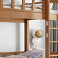 Solid Wood Bunk Bed Modern Natural Rubberwood Bed with Headboard Clearhalo 'Bedroom Furniture' 'Beds' 'furn' 'furn_beds' 'Furniture' 1200x1200_4c5fdf44-7a91-4a5e-b234-a043a3d82f8a
