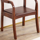 Wood Ladder Back Dining Armchair Traditional Rubberwood Arm Single Chair Clearhalo ' kitchen&dining_furn' 'Dining Chairs' 'Dining Tables & Seating' 'dining_chair' 'furn' 'furn_dining_chair' 'Furniture' 'furniture_dining_chair' 'Kitchen & Dining Furniture' 'kitchen' 1200x1200_4c6019a7-4bf7-4189-910b-3813026dcc50