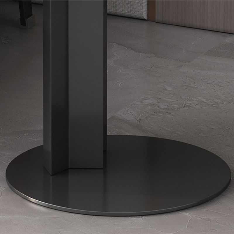 Mesa de acento rústico acento de acento pedestal de metal redonda de la sala de estar de la sala de estar