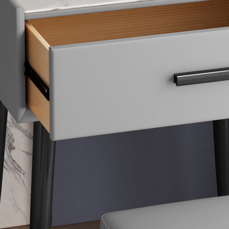 Vanité de maquillage à table en ardoise moderne de 29,5 "Hauteur pour chambre à coucher