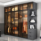 Modern Glass Wardrobe Cloth Rod Included Wardrobe Closet without Light Clearhalo 'Armoires & Wardrobes' 'armoires_wardrobes' 'Bedroom Furniture' 'furn' 'furn_armoires_wardrobes' 'Furniture' 1200x1200_4c665add-b4c8-4e81-9cc1-e11fc7aa68f2