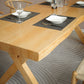 Ensemble de salle à manger moderne 1/2/5 pièces, table et chaises en bois massif