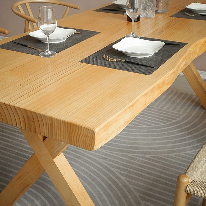 Ensemble de salle à manger moderne 1/2/5 pièces, table et chaises en bois massif