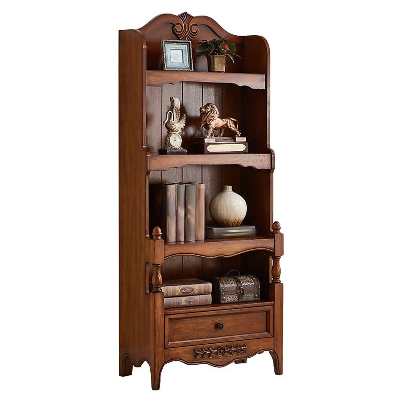Contemporary Closed Back Bookshelf Vertical Solid Wood Bookcase Clearhalo 'Bookcases' 'furn' 'furn_bookcases' 'Furniture' 'Office Furniture' 1200x1200_4c6c03fe-441b-49c2-b44d-2d02f1d7057b