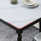 Stone Dining Site Table Industrial Style 4 Legs Dining Table for Kitchen Home Clearhalo ' dining_table' 'Dining Tables & Seating' 'Dining Tables' 'furn' 'furn_dining_table' 'Furniture' 'furniture_dining_table' 'Kitchen & Dining Furniture' 'kitchen&dining_furn' 'kitchen' 'kitchen_dining_table' 1200x1200_4c6c66d0-4257-46b4-aeb8-aa536910167d