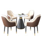 Modern Round Shape Kitchen Dining Table Sintered Stone Top Dining Table with Pedestal Base Clearhalo ' dining_table' 'Dining Tables & Seating' 'Dining Tables' 'furn' 'furn_dining_table' 'Furniture' 'furniture_dining_table' 'Kitchen & Dining Furniture' 'kitchen&dining_furn' 'kitchen' 'kitchen_dining_table' 1200x1200_4c6fc9b6-f4dc-400e-a8be-7c2f85b9aa5c