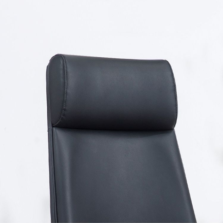 パッド入りのアームズデスクチェアモダンな悲惨なフェイクレザー人間工学に基づいたオフィスチェア