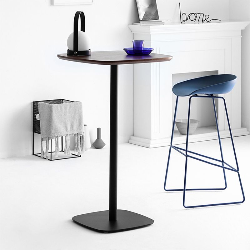 Holzstange Esstisch Quadratmeter Metall Stangenstab Heighöhe Pub Tisch