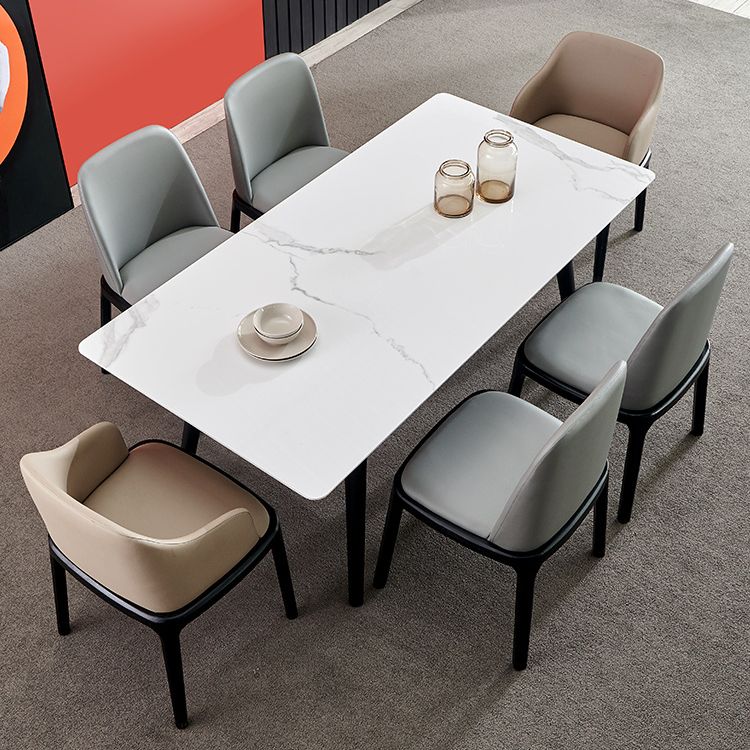 Industrial Style Solid Wood Dining Side Chair Leather Side Chair for Dining Room Clearhalo ' kitchen&dining_furn' 'Dining Chairs' 'Dining Tables & Seating' 'dining_chair' 'furn' 'furn_dining_chair' 'Furniture' 'furniture_dining_chair' 'Kitchen & Dining Furniture' 'kitchen' 1200x1200_4c756c77-cc93-4205-a1f3-3392a9dbc632