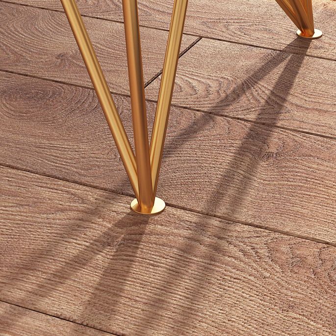 Glam Style Wooden Office Desk Rectangular Desk with Gold Frame Clearhalo 'furn' 'furn_office_desk' 'Furniture' 'Office Desks' 'Office Furniture' 'office_desk' 1200x1200_4c7d09cb-b84a-4095-9f94-53537a1ca7c7