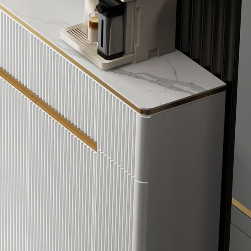 Glam Sideboard Table Stone Sideboard Cabinet with Doors for Kitchen Clearhalo 'buffet_sideboard' 'Buffets & Sideboards' 'furn' 'furn_buffet_sideboard' 'Furniture' 'Kitchen & Dining Furniture' 1200x1200_4c7d1d4f-02a4-4c9e-8d46-ddf340df48ea