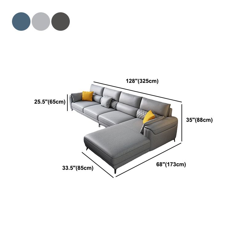 Faux sectionnel en section moderne résistant à 4 places sectionnelle