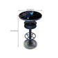 Industrial Style Bar Wine Table Black Bar Dining Table with Storage Clearhalo 'Bar Furniture' 'Bar Tables' 'bar_tables' 'furn' 'furn_bar_tables' 'Furniture' 'Kitchen & Dining Furniture' 1200x1200_4c7f0098-d06b-46da-a2a4-863eef118054