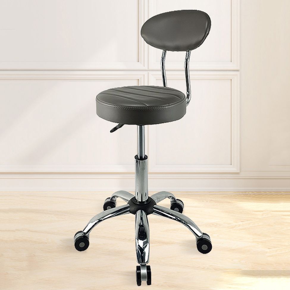Moderno Metal Barstool de tela Taburada tapizada en el acabado mate para interiores