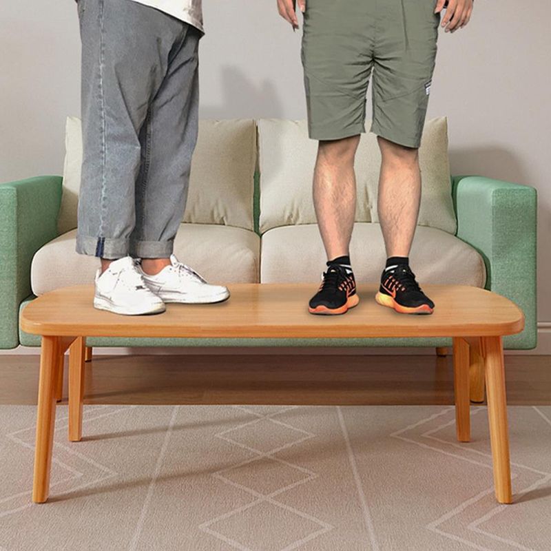 Rectangle Bunching Tables Solid Wood Coffee or End Table with Storage Shelf Clearhalo 'Coffee & Accent Tables' 'Coffee Tables' 'coffee_tables' 'furn' 'furn_coffee_tables' 'Furniture' 'Living Room Furniture' 1200x1200_4c821dbe-2d30-44a5-acd1-a6ae8fd150d3