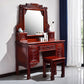 Traditions Red Oak Vanity Set Solid Wood Vanity with Drawers and Mirror