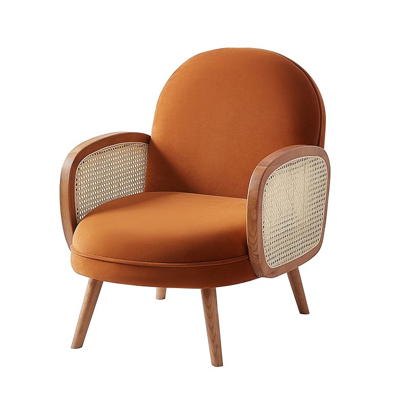 31.49" H Square Arm Solid Color Fleece Wooden Rattan Sofa for Apartment Clearhalo 'furn' 'furn_sofas' 'Furniture' 'furniture_sofas' 'kitchen' 'kitchen_sofas' 'Living Room Furniture' 'Sofa' 'sofas' 1200x1200_4c84fbab-c272-4d7a-9527-f8231dc29112