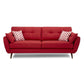Tufted Flared Arm Sofa 3-Seater 34.64" H Linen Cushions Sofa Clearhalo 'furn' 'furn_sofas' 'Furniture' 'furniture_sofas' 'kitchen' 'kitchen_sofas' 'Living Room Furniture' 'Sofa' 'sofas' 1200x1200_4c85205d-15c5-4c93-9342-15d55d06da3e