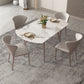 Contemporary 1/2/5/7 Pieces Dining Set Metal Dining Room Set for Small Space Clearhalo 'Dining Room Sets' 'Dining Tables & Seating' 'dining_room_set' 'furn' 'furn_dining_room_set' 'Furniture' 'furniture_dining_room_set' 'Kitchen & Dining Furniture' 1200x1200_4c86c415-6dc6-4862-819d-cf8856f489d5