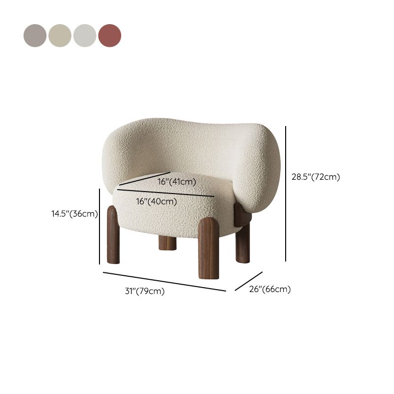 Contemporary Fixed Back Barrel Chair Bedroom Solid Color Lounge Chair Clearhalo 'Accent Chairs' 'accent_chairs' 'Chairs & Seating' 'furn' 'furn_accent_chairs' 'Furniture' 'Living Room Furniture' 1200x1200_4c8b7eb4-193e-489e-97b3-a5a1ddacc24b