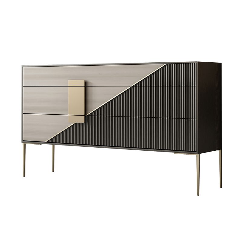 Contemporary Style Ash Wood Storage Sideboard Cabinet with Drawers Clearhalo 'buffet_sideboard' 'Buffets & Sideboards' 'furn' 'furn_buffet_sideboard' 'Furniture' 'Kitchen & Dining Furniture' 1200x1200_4c8cb0dc-e231-45da-afac-b56618643456