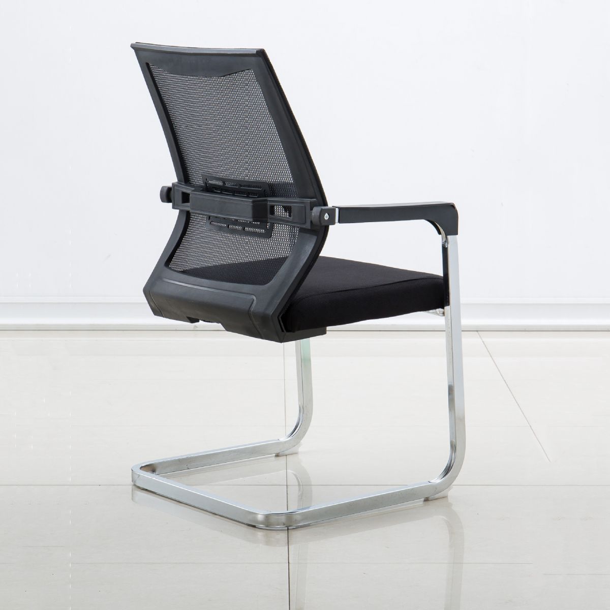 Sillón contemporáneo Silla negra tapizada AirGrid transpirable