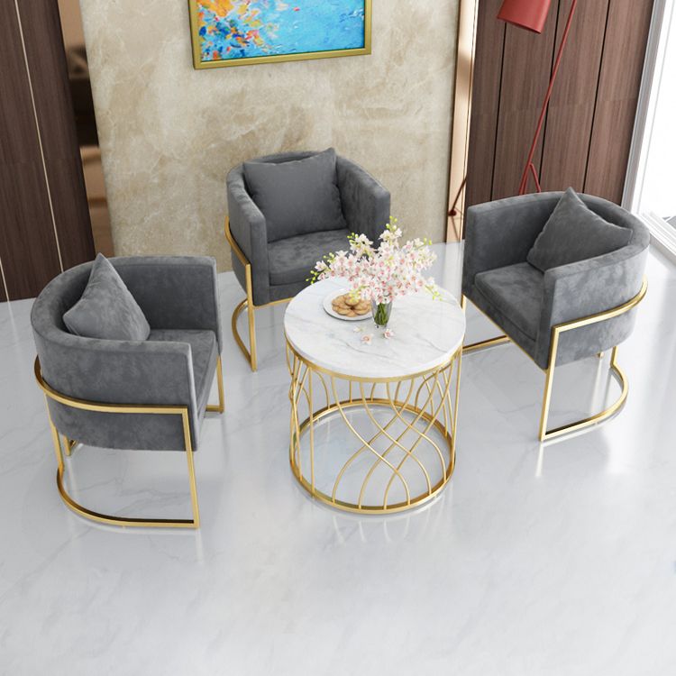 Traditional Luxury Round Dining Room Table Sintered Stone Table with Gold Pedestal Base Clearhalo ' dining_table' 'Dining Tables & Seating' 'Dining Tables' 'furn' 'furn_dining_table' 'Furniture' 'furniture_dining_table' 'Kitchen & Dining Furniture' 'kitchen&dining_furn' 'kitchen' 'kitchen_dining_table' 1200x1200_4c920ac6-93a4-4f90-be38-1e54ae8c8047