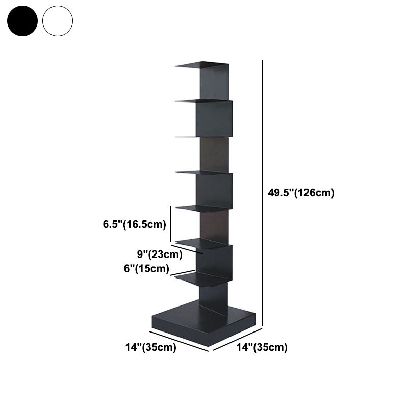 Closed Back Bookshelf Contemporary Style Invisible Bookcase for Study Room Clearhalo 'Bookcases' 'furn' 'furn_bookcases' 'Furniture' 'furniture_bookcases' 'Office Furniture' 1200x1200_4c950a45-83bc-441f-8775-9a93ffc8c9a2