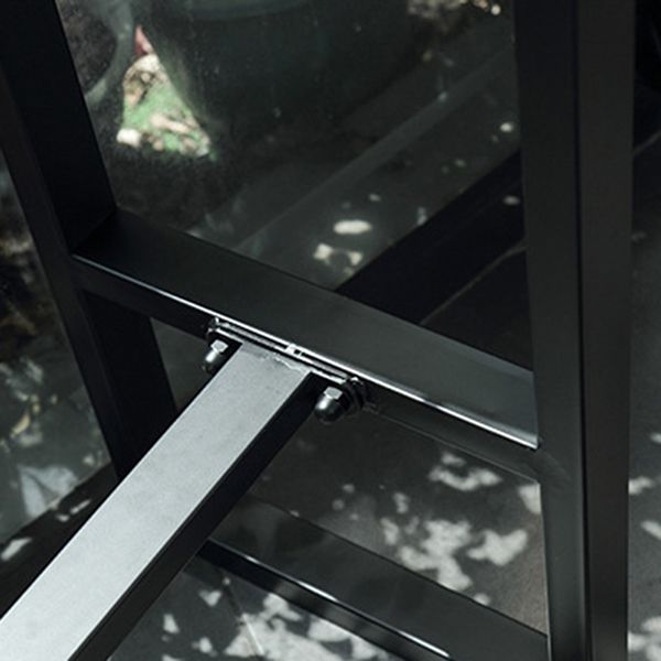 Tavolo da pub in legno massiccio moderno tavolo da barretta barra del rettangolo moderno in marrone