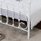 Modern Metal Folding Bed Arched Open-Frame Bed with Headboard