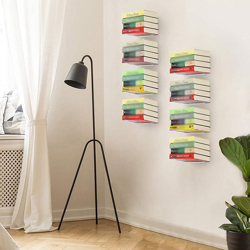 Wall Mounted Bookshelf Industrial Style Bookcase for Office and Study Room Clearhalo 'Bookcases' 'furn' 'furn_bookcases' 'Furniture' 'furniture_bookcases' 'Office Furniture' 1200x1200_4c9665cd-c720-467d-8c94-fa8ab33612a0