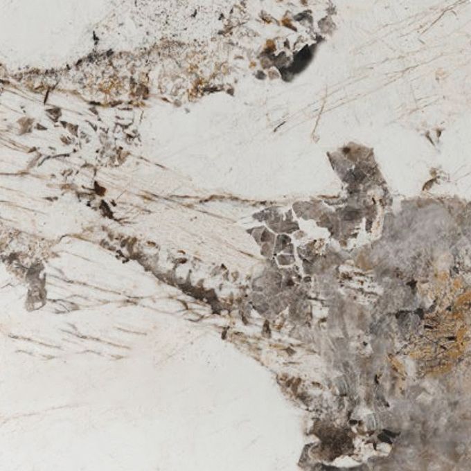 Mesa de comedor de piedra dorada Base gris rectangular mesa moderna